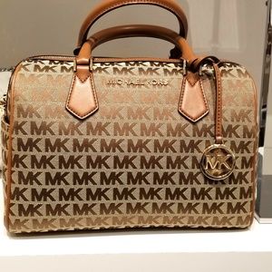 Michael kors bedford large duffle satchel bag Clearance